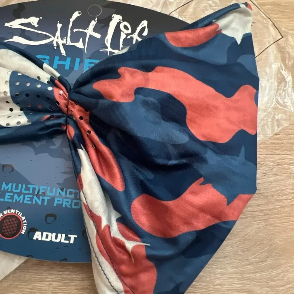 Salt Life Multifunctional Element Protector - Blue Camo Fishing Outdoor Gear Adu